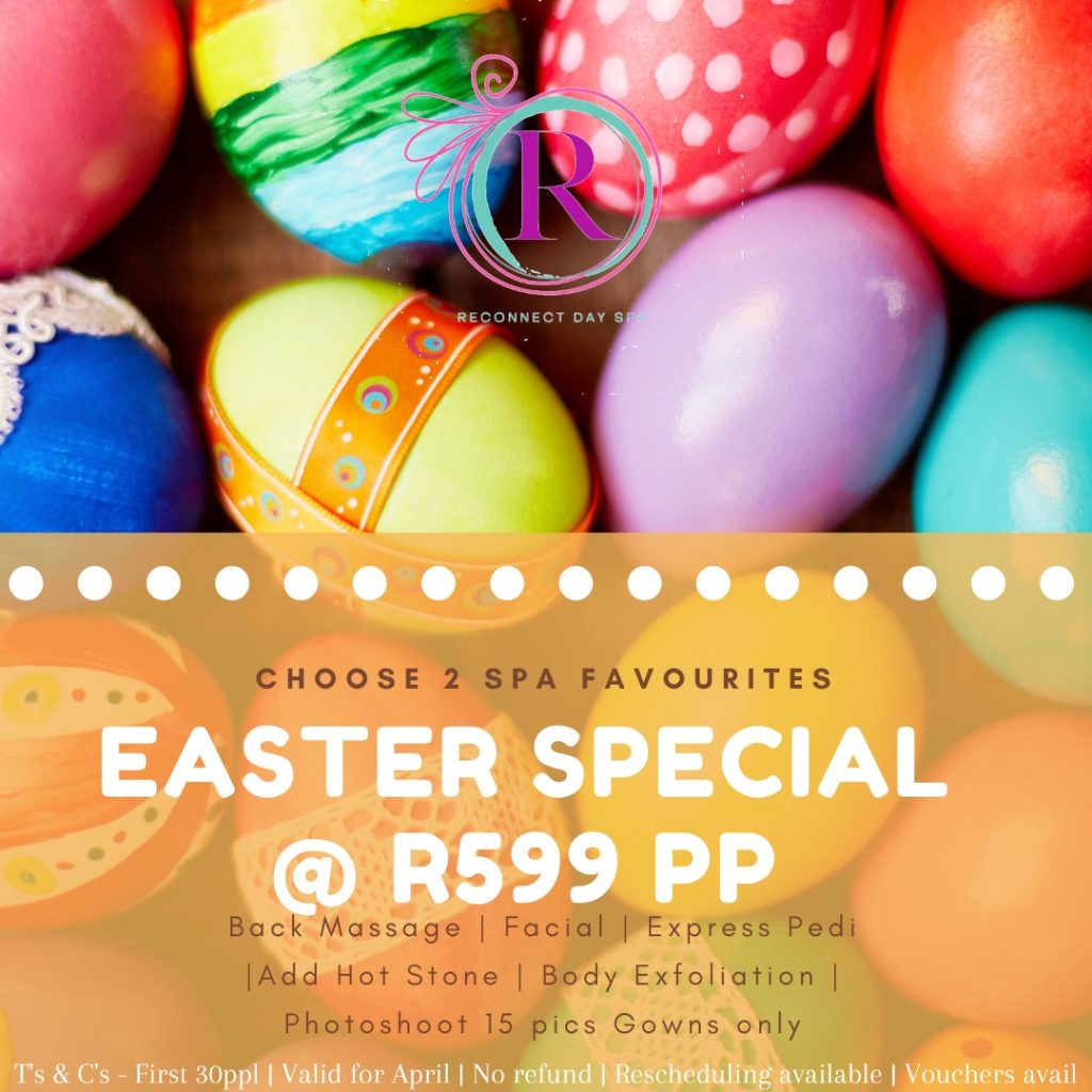 Easter spa specials Johannesburg 2021 : A perfect spa voucher