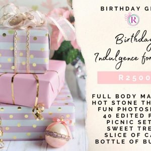 birthday package spa party for 2