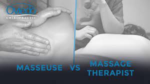 massage therapist and masseuse