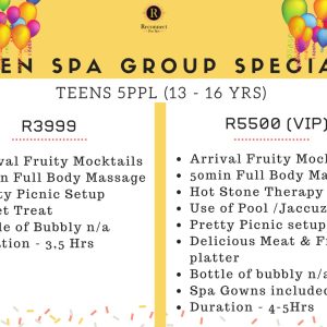 teens group spa special