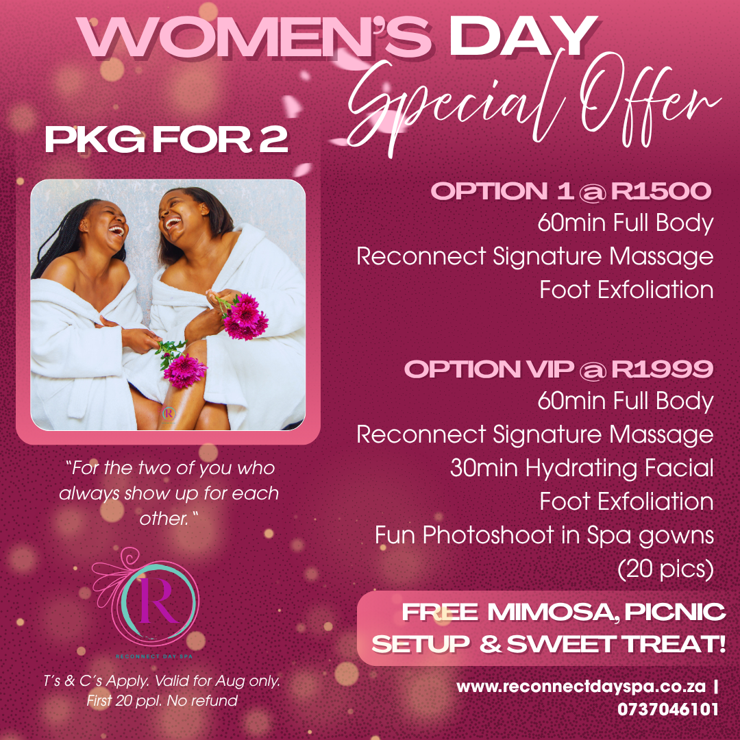 _Women’s Day 2026 spa Polokwane | Spa pretoria | Spa JHB